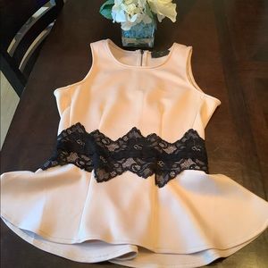 Peplum top.
